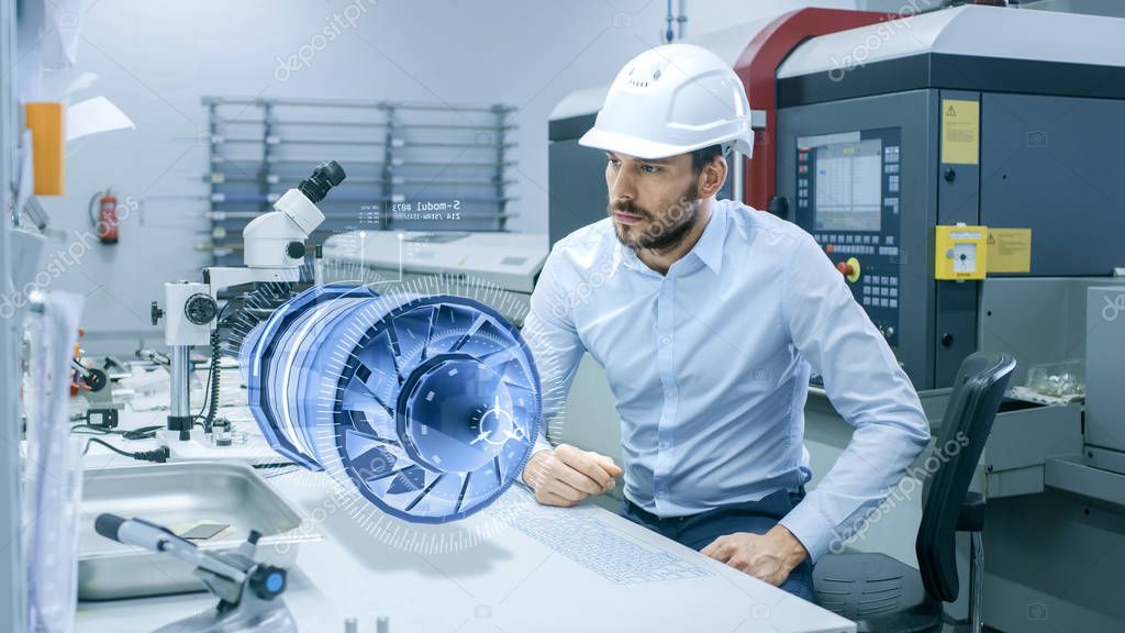 CAD-Konstruktion eines technischen Bauteils