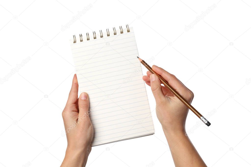 Handgezeichnete Produkt-Skizzen in einem Notizbuch mit Stift